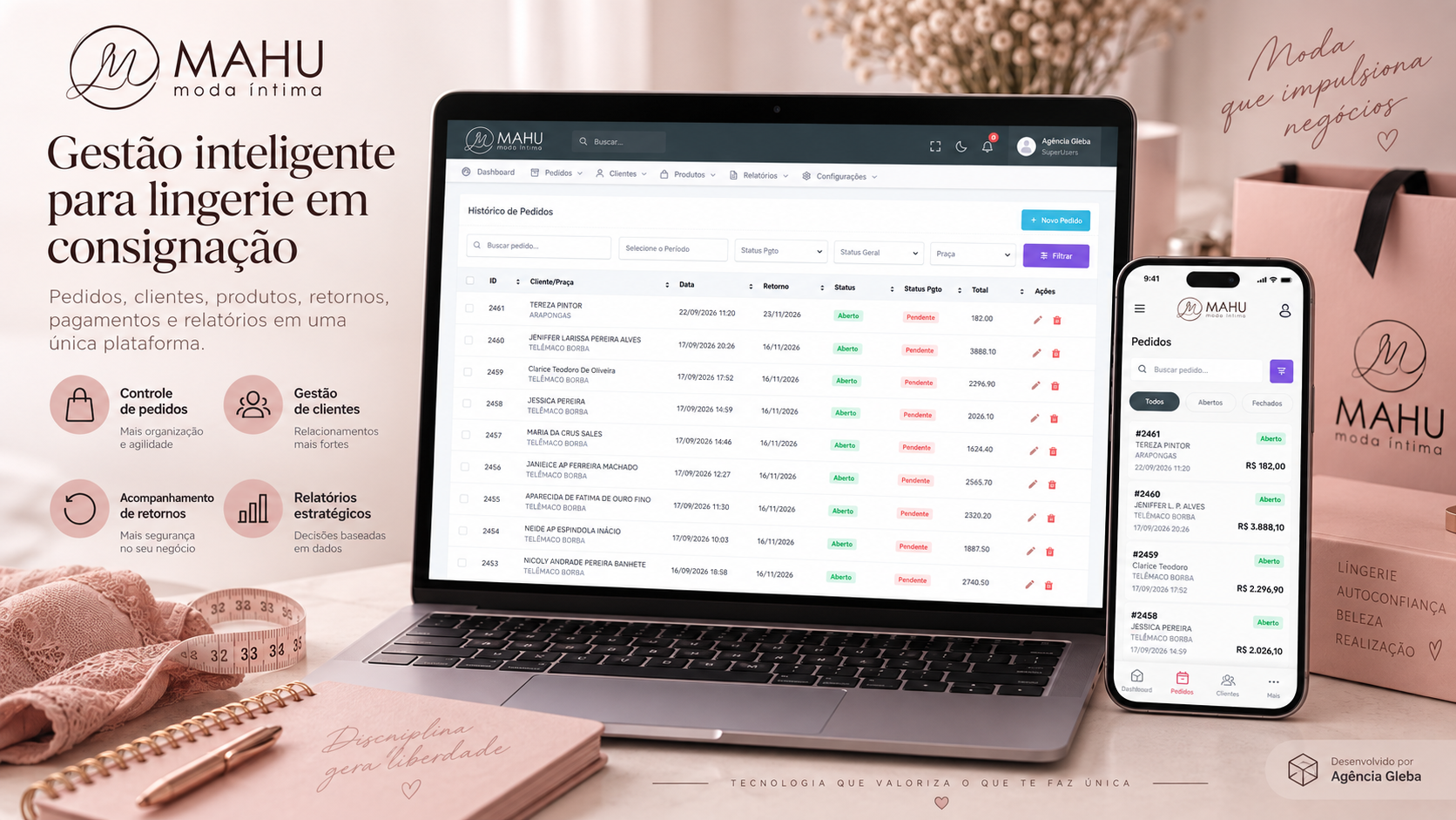 MAHU – Gestão inteligente para lingerie em consignação